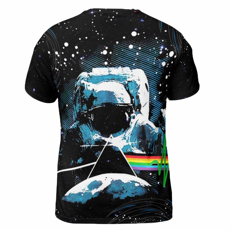 Pink Floyd Dark Side Of The Moon Pyramid Astronaut  Shirt
