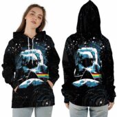Pink Floyd Dark Side Of The Moon Pyramid Astronaut Ziphoodie - OtherBrick