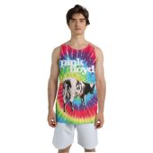 Pink Floyd Fat Old Sun White Dairy Cow Mockup Men Tank 3d - OtherBrick