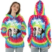 Pink Floyd Fat Old Sun White Dairy Cow Ziphoodie - OtherBrick