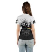 Pink Floyd The Wall Dark Side Of The Moon 50 Years Anniversary 3d Polo Shirt Woman Back Mockup - OtherBrick