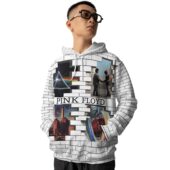 Pink Floyd The Wall Screaming Face Dark Side Of The Moon Wywh Hoodie Front - OtherBrick