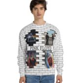 Pink Floyd The Wall Screaming Face Dark Side Of The Moon Wywh Sweater Front - OtherBrick