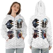 Pink Floyd The Wall Screaming Face Dark Side Of The Moon Wywh Ziphoodie - OtherBrick