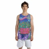 Shine On You Crazy Diamond Inspired Pink Floyd Mockup Men Tank 3d - OtherBrick