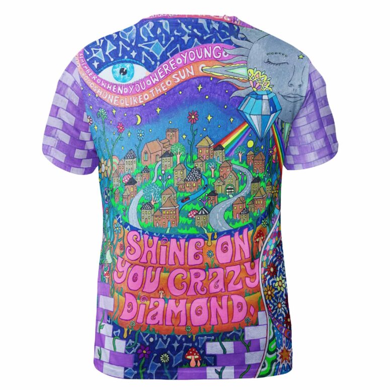 Shine On You Crazy Diamond Inspired Pink Floyd Shirt Shine On You Crazy Diamond Inspired Pink Floyd Shirt