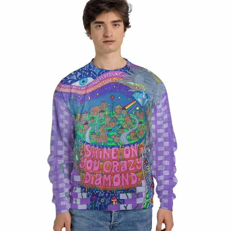 Shine On You Crazy Diamond Inspired Pink Floyd Shirt Shine On You Crazy Diamond Inspired Pink Floyd Shirt