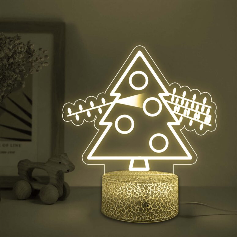 The Dark Side of Christmas Pink Floyd Night Lamp The Dark Side of Christmas Pink Floyd Night Lamp