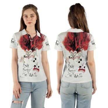 The Wall 1980 Teacher Mother Pink Floyd Polo Shirt