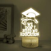 We Don’t Need Education Pink Floyd Night Lamp Led Light2 - OtherBrick