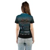 Wish You Were Here Desert Man In Bowler Diver Shakehand Polo Shirt Woman Back Mockup - OtherBrick