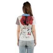 Wish You Were Here X Pink Floyd The Wall 1980 Polo Shirt Woman Back Mockup - OtherBrick