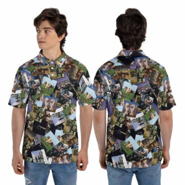 Pink Floyd Album Cover DSOTM WYWH Animals Polo Shirt