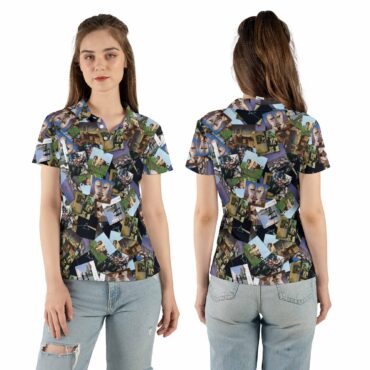 Pink Floyd Album Cover DSOTM WYWH Animals Polo Shirt