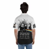 Pink Floyd The Wall Dark Side Of The Moon 50 Years Anniversary Polo Shirt Man Back Mockup - OtherBrick