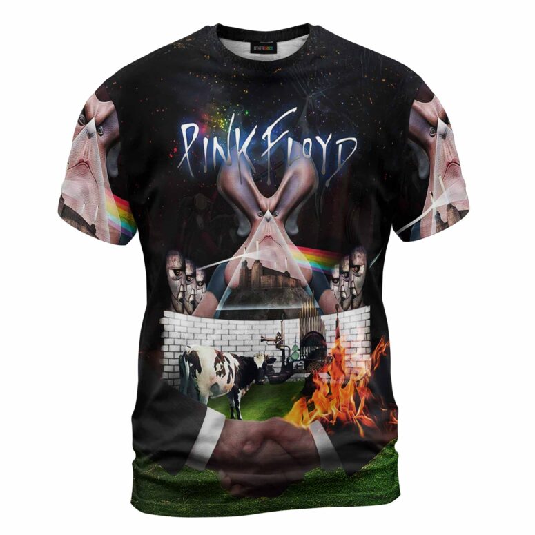 The Division Bell Heads The Wall Hammers Atom Heart Mother Cow WYWH Burning Man Shirt