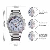 Time Endless Pink Floyd Powermatic Silver Watch Mockup Guide - OtherBrick
