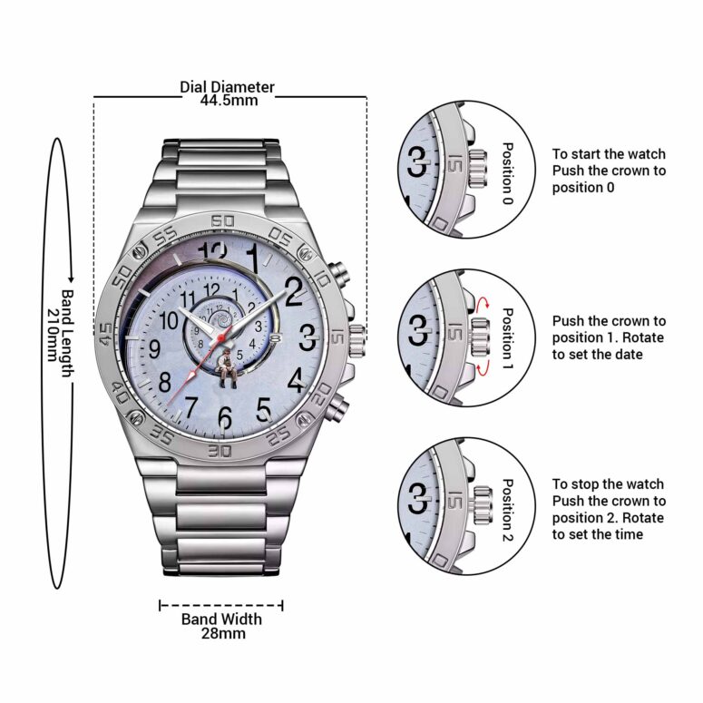 Time Endless Pink Floyd Powermatic Silver Watch Time Endless Pink Floyd Powermatic Silver Watch