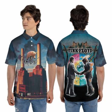 Wish You Were Here Shakehand Animals Polo Shirt