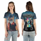 Wish You Were Here Shakehand Animals Polo Shirt Woman Front Back Mockup - OtherBrick