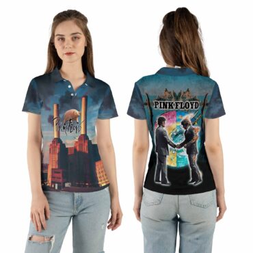 Wish You Were Here Shakehand Animals Polo Shirt