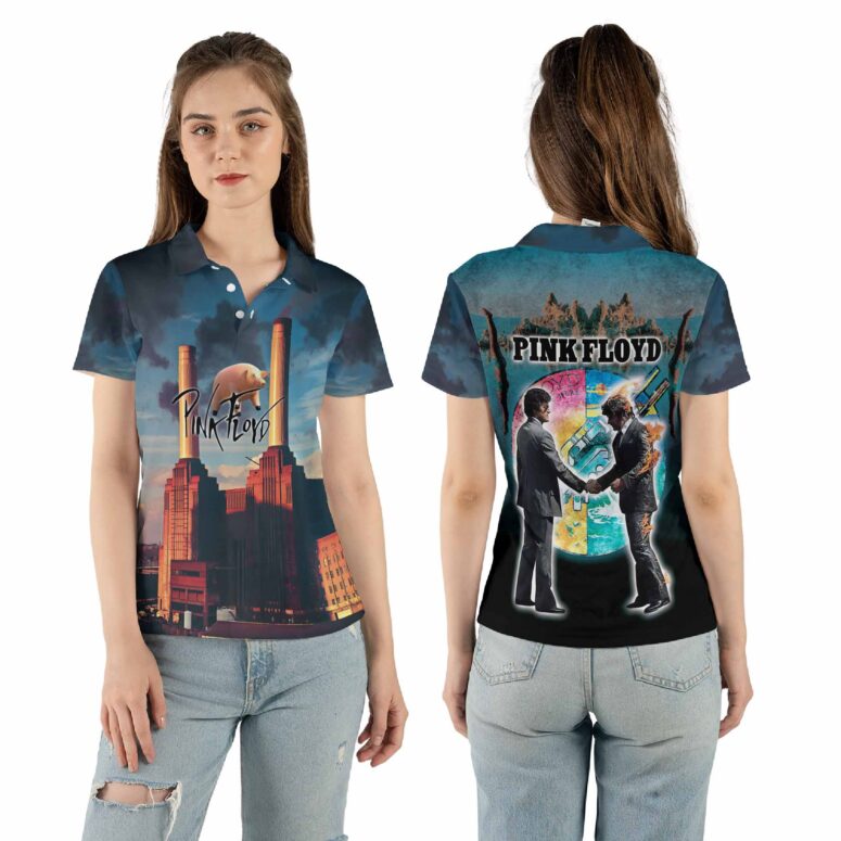 Wish You Were Here Shakehand Animals Polo Shirt Wish You Were Here Shakehand Animals Polo Shirt