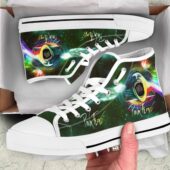 Comfortably Numb The Division Bell Pink Floyd Canvas Shoe High Top Shoes Mockup - OtherBrick