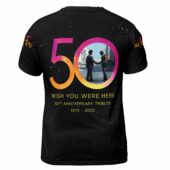 Pink Floyd 1975–2025 Wish You Were Here 50th Anniversary Shirt Back - OtherBrick