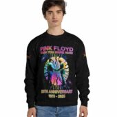 Pink Floyd 1975–2025 Wish You Were Here 50th Anniversary Sweater Front - OtherBrick