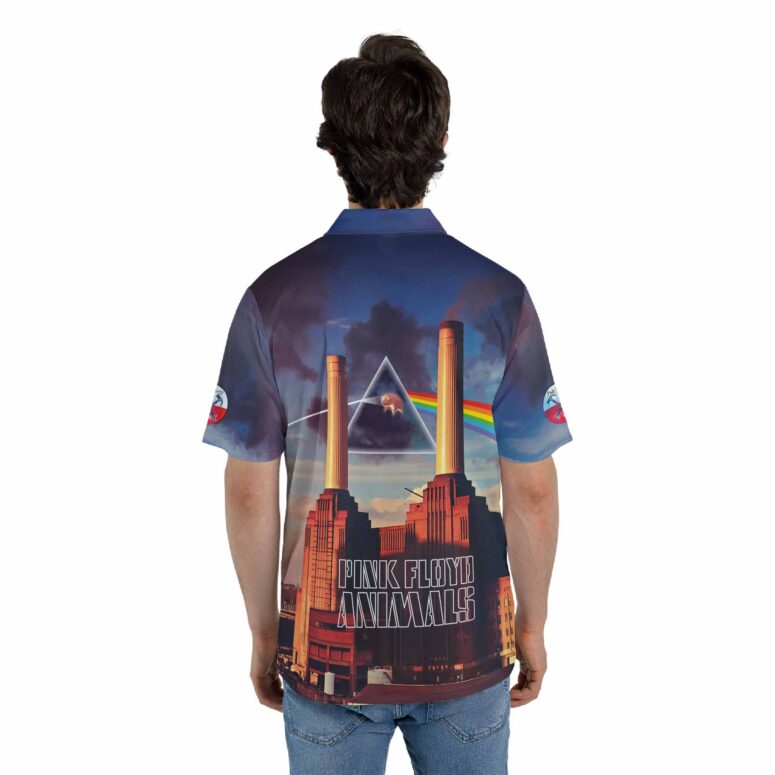 Pink Floyd Animals Pig Fly Cover Polo Shirt