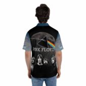 Pink Floyd Band X Dark Side Of The Moon X Pig Fly Polo Shirt Man Back Mockup - OtherBrick