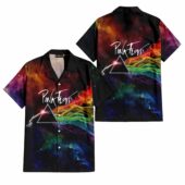 Pink Floyd Dark Side Of The Moon Smoke Color Hawaiian Shirt Hawaiian Shirt 2sides - OtherBrick