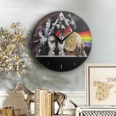 Pink Floyd Live In Amsterdam The Time Is Gone Wooden Clock Wc1 - OtherBrick