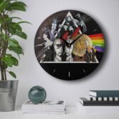 Pink Floyd Live In Amsterdam The Time Is Gone Wooden Clock Wc2 - OtherBrick
