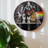 Pink Floyd Live In Amsterdam The Time Is Gone Wooden Clock Wc3 - OtherBrick