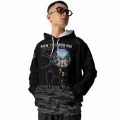 Pink Floyd Wish You Were Here 50th Anniversary Cosmic Hoodie Front - OtherBrick