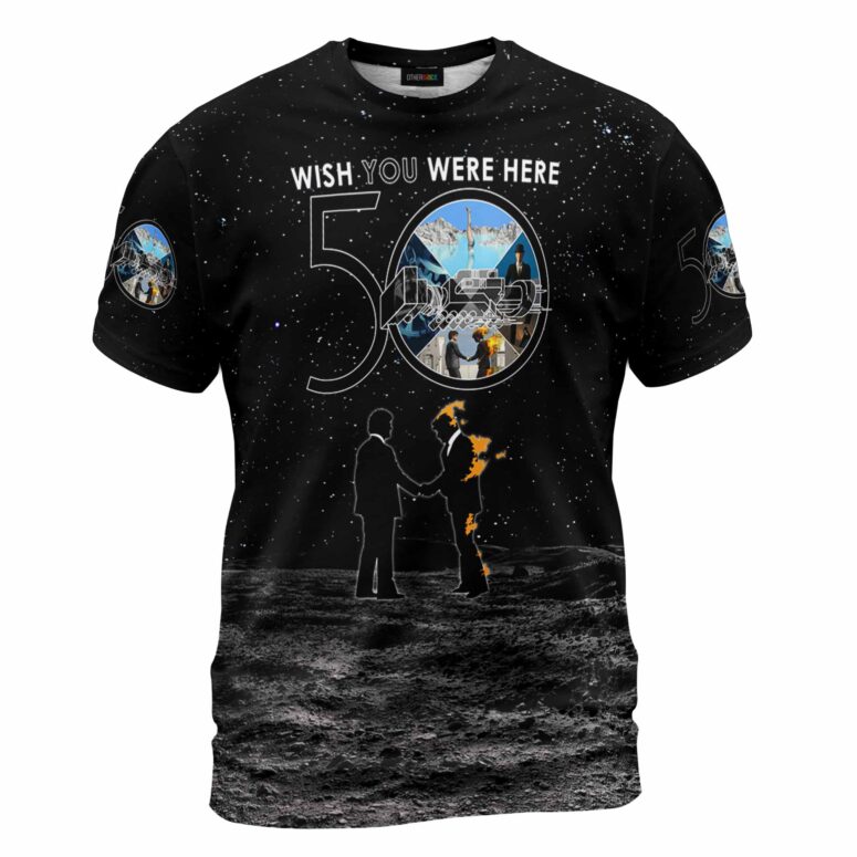 Pink Floyd Wish You Were Here 50th Anniversary Cosmic Shirt