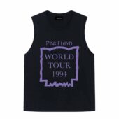The Division Bell World Tour 1994 Vintage Pink Floyd Front Tank Black - OtherBrick