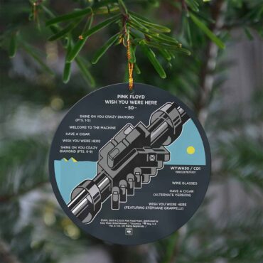 Wish You Were Here Disc 50th Anniversary Pink Floyd Ornament