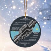 Wish You Were Here Disc 50th Anniversary Pink Floyd Ornament Mockup 5 - OtherBrick