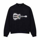 Wish You Were Here Rhythm We Re Just Two Lost Souls Guitar Pink Floyd Front Sweatshirt Black - OtherBrick