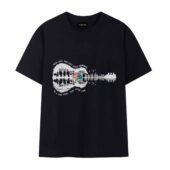 Wish You Were Here Rhythm We Re Just Two Lost Souls Guitar Pink Floyd Front Tshirt Black - OtherBrick