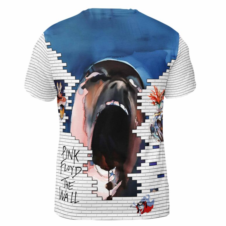 Another Brick In The Wall Teacher Screaming Face Man Pink Floyd Shirt