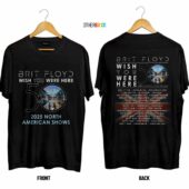 Brit Floyd 2025 Wish You Were Here 50th Anniversary World Tour Double Sided Black - OtherBrick