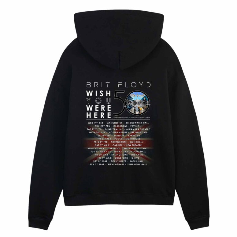 Brit Floyd 2025 Wish You Were Here 50th Anniversary World Tour Shirt