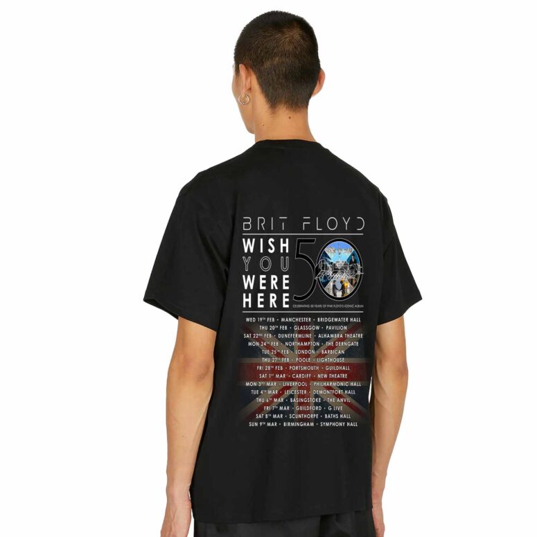 Brit Floyd 2025 Wish You Were Here 50th Anniversary World Tour Shirt