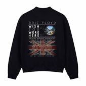 Brit Floyd 2025 Wish You Were Here 50th Anniversary World Tour Back Sweater Back - OtherBrick