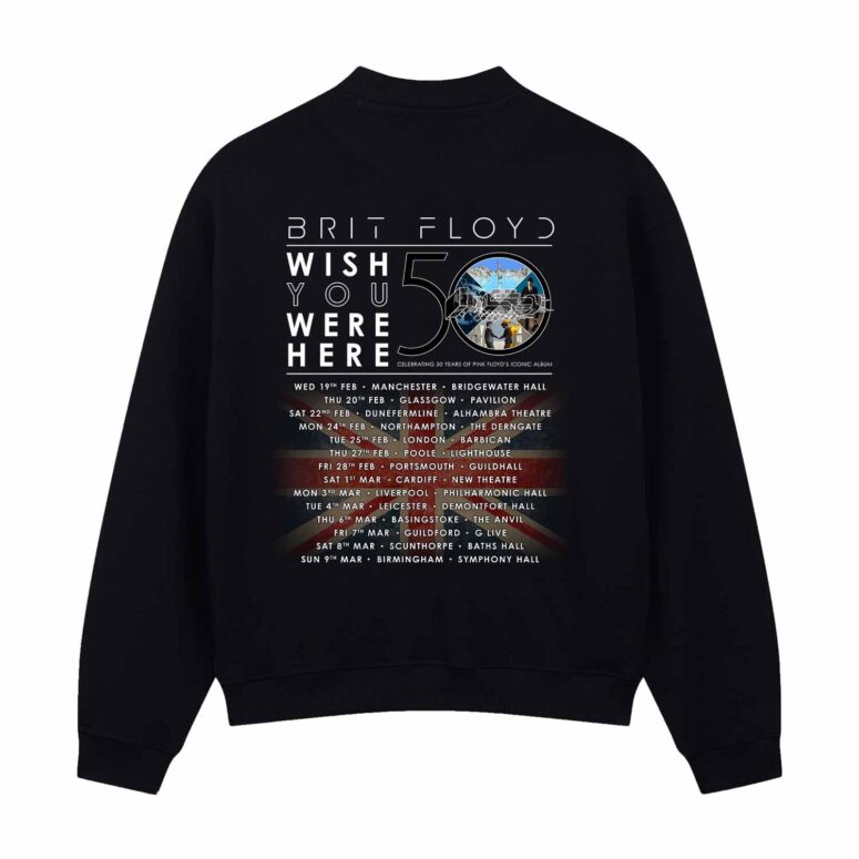 Brit Floyd 2025 Wish You Were Here 50th Anniversary World Tour Shirt
