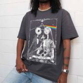 Jack Sally Halloween The Lover Tarot Card Pink Floyd Flower Front Shirt Man Grey - OtherBrick