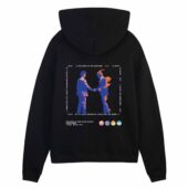 Pink Floyd Wish You Were Here 50th Anniversary Logo Back Hoodie Back - OtherBrick